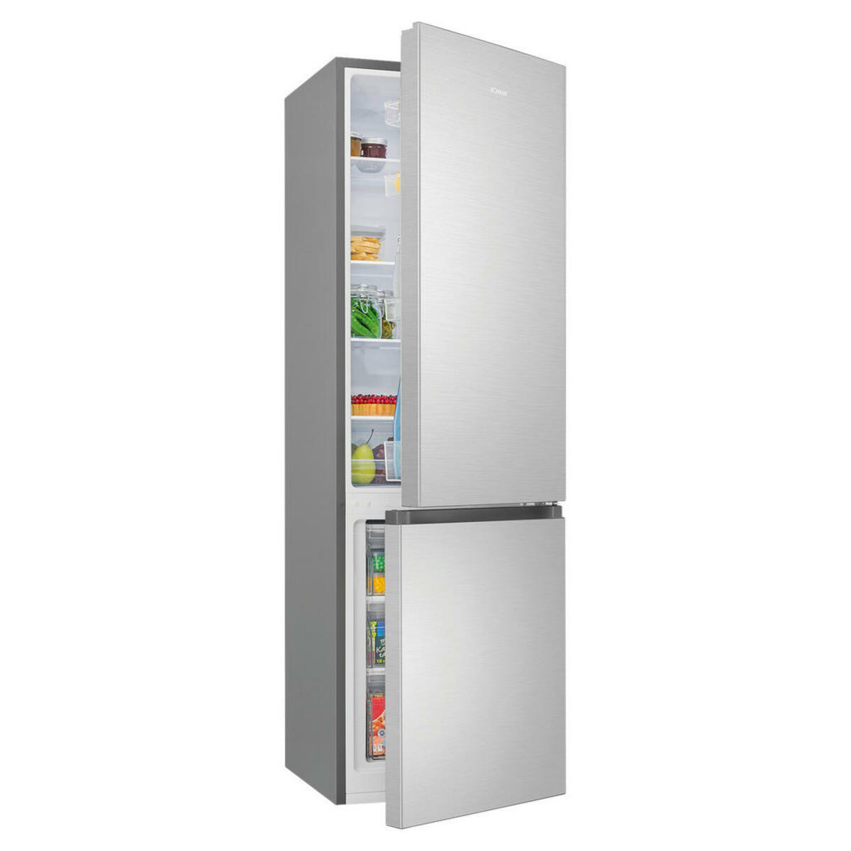 Bild 1 von Bomann Kühl-/Gefrierkombination KG 7353 Inox B/H/T: ca. 55x180x56 cm