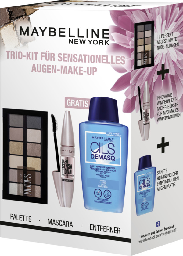 Bild 1 von Maybelline New York Augen Make-Up Trio-Kit