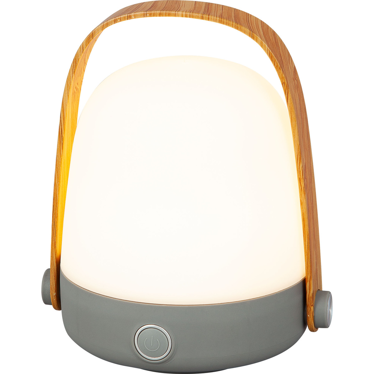 Bild 1 von Akku-LED-Tischleuchte 'Laterne' 20 lm dimmbar mit RGB-Farbwechsel grau