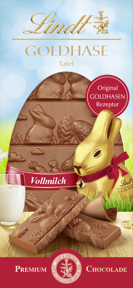 Bild 1 von Lindt Goldhase Tafel Vollmilch