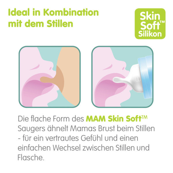 Bild 3 von MAM Babyflasche Easy Start Anti-Colic 260 ml, 0+ rose