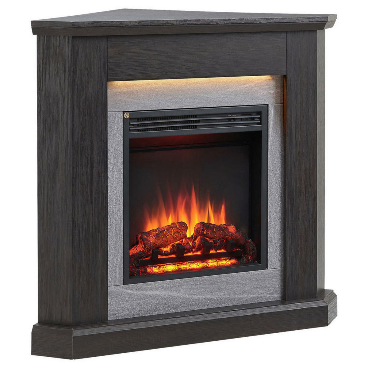 Bild 1 von Balderia Elektrischer-Kamin Pegasos EF374A-MT374C-EO dunkelbraun B/H/T: ca. 96x92x58 cm ca. 2000 W