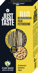Just Taste Bio Kichererbsen Soja Fettuccine