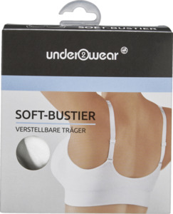 under2wear Soft-Bustier Gr. XL weiß