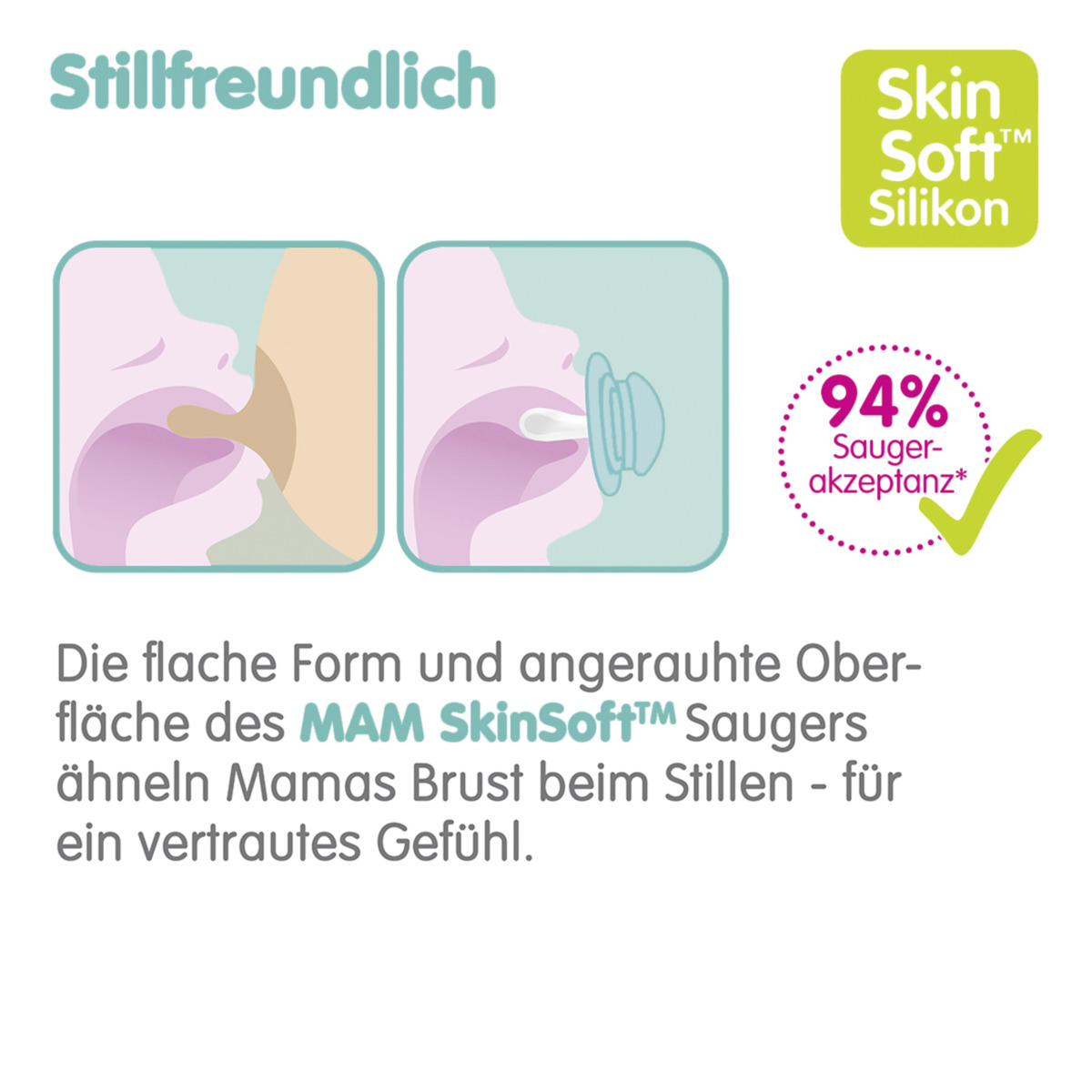 Bild 3 von MAM Schnuller Air Silikon 16+ rose