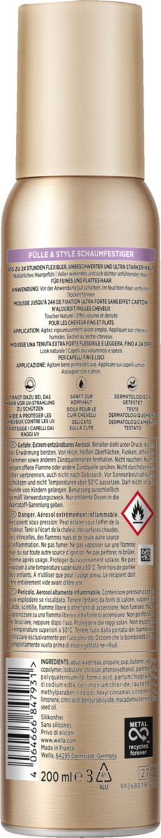 Bild 2 von Wella Wellaflex Fülle & Style Schaumfestiger