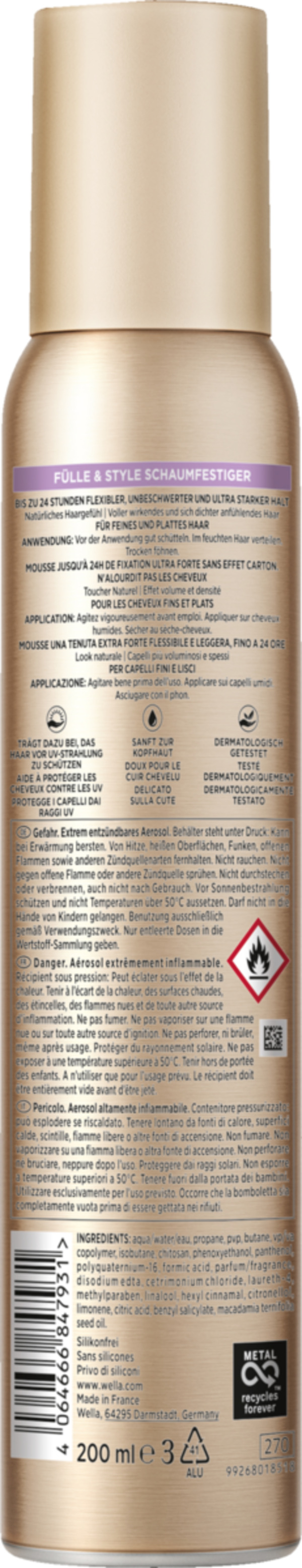 Bild 2 von Wella Wellaflex Fülle & Style Schaumfestiger