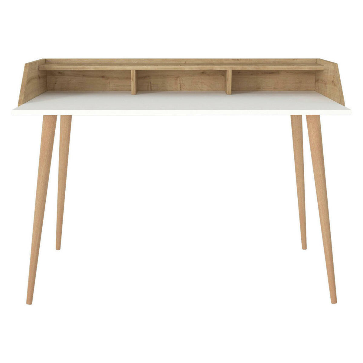 Bild 1 von Schreibtisch Vitalis Saphir weiß B/H/T: ca. 120x89x60 cm