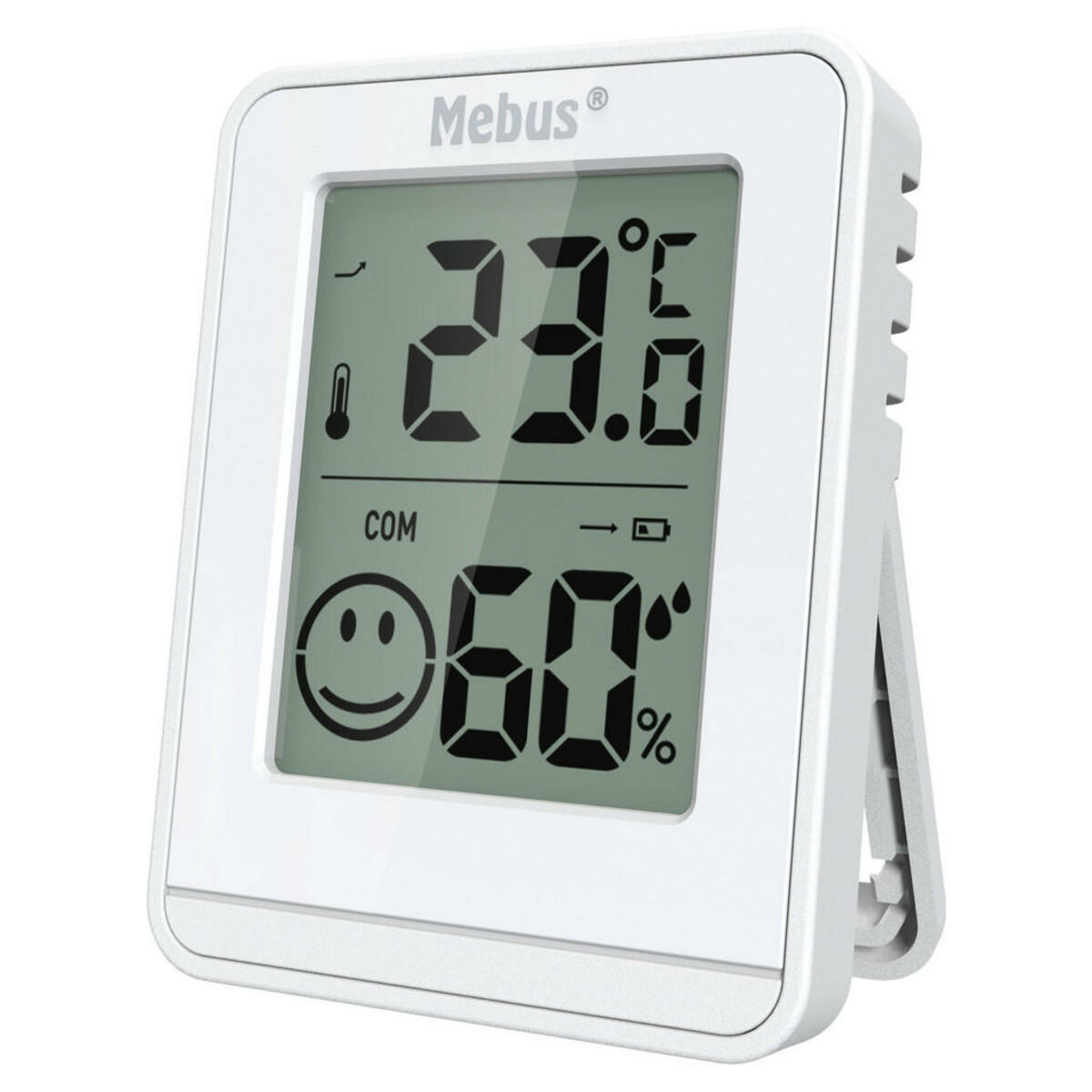 Bild 1 von Mebus Thermometer weiß B/H/L: ca. 4,3x1,3x4,3 cm