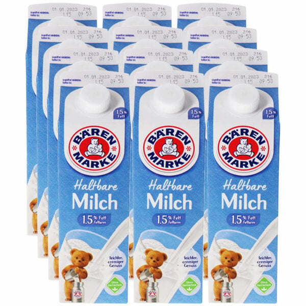 Bild 1 von Bärenmarke Haltbare Milch 1,5%, 12er Pack