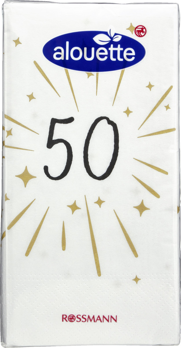 Bild 1 von alouette Bistro-Serviette 50 Jahre/Jubiläum