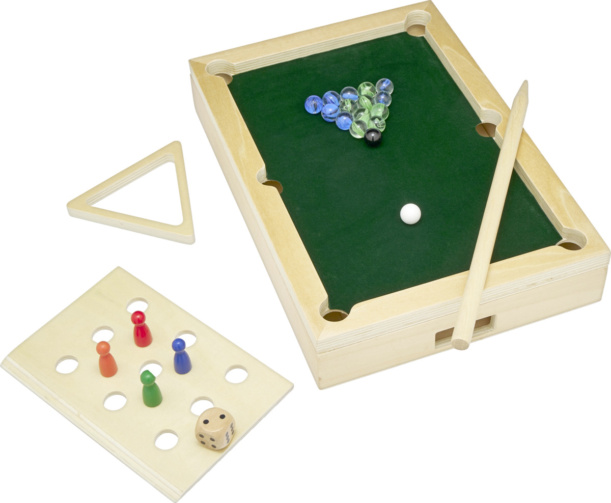 Bild 1 von IDEENWELT Mini-Spiel Billard 3in1