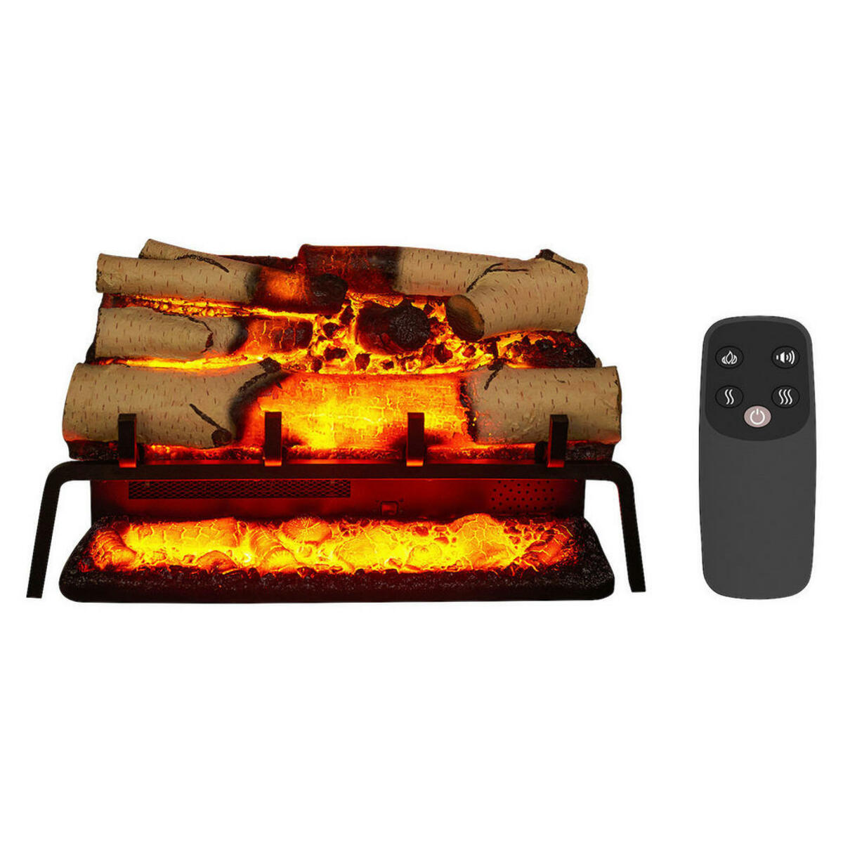 Bild 1 von Balderia elektrische Feuerstelle Lily EF290B-WB schwarz birke B/H/L: ca. 24x50,5x58 cm ca. 1500 W