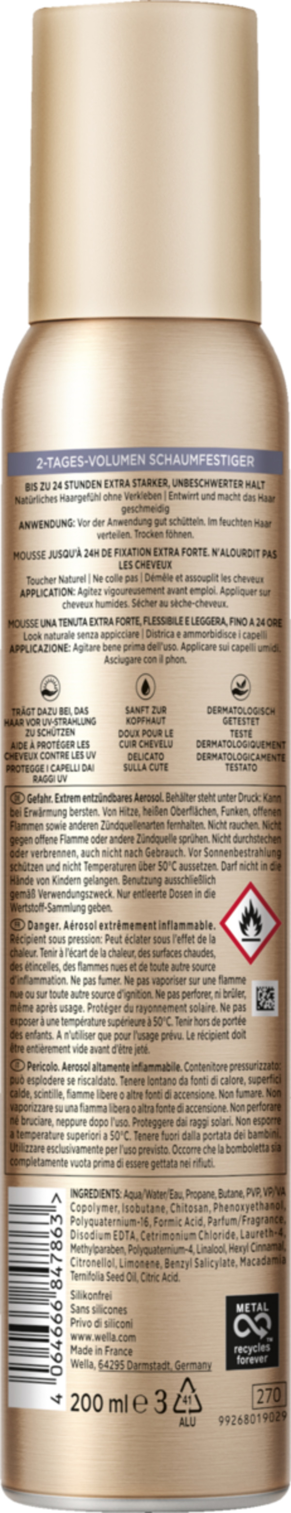 Bild 2 von Wella Wellaflex 2-Tages-Volumen Schaumfestiger
