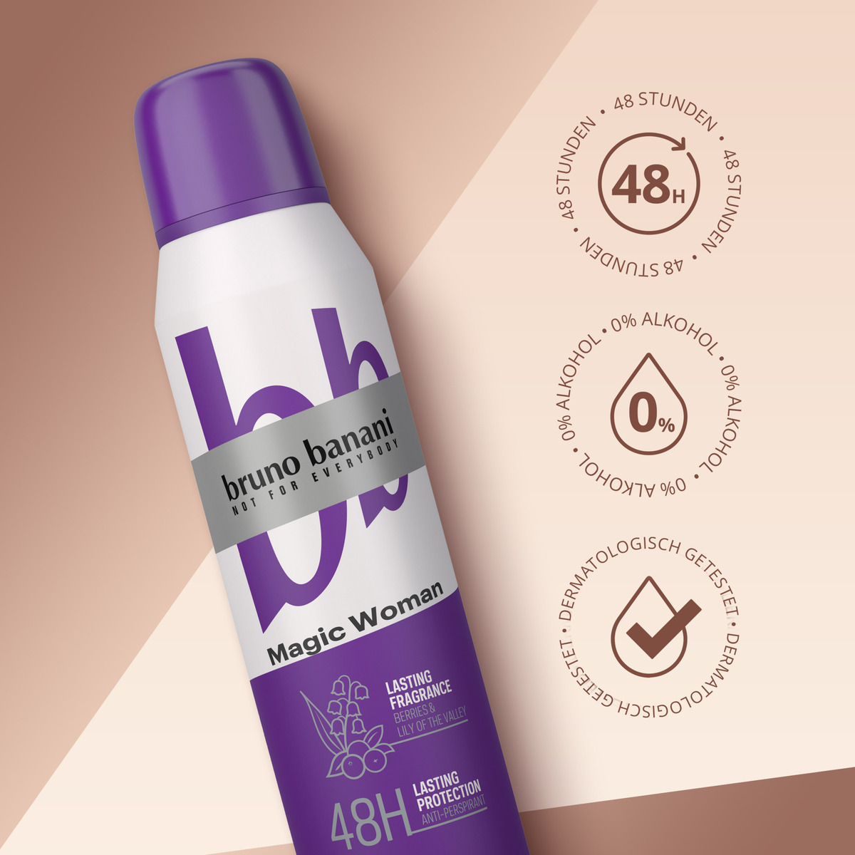 Bild 4 von bruno banani Antitranspirant Spray Magic Woman 150 ml