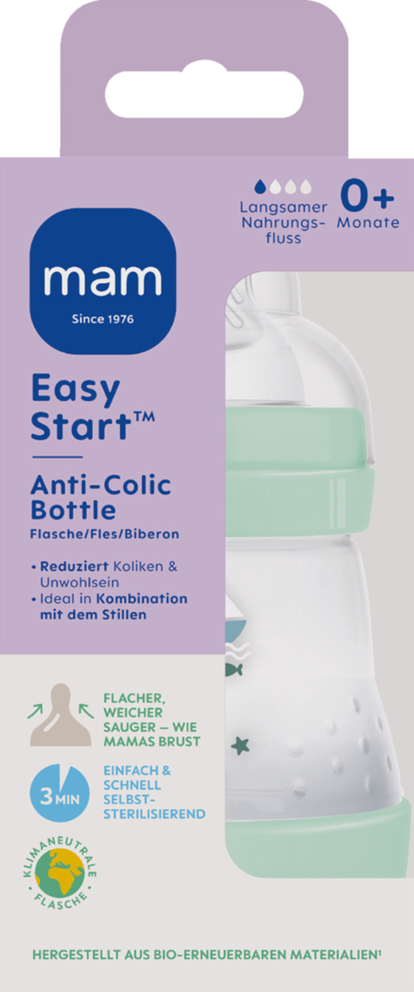 Bild 1 von MAM Babyflasche Easy Start Anti-Colic 160 ml, 0+ mint