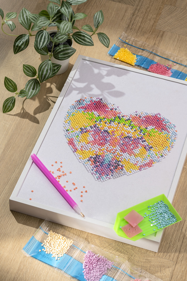 Bild 2 von IDEENWELT Diamond Painting-Set Herz