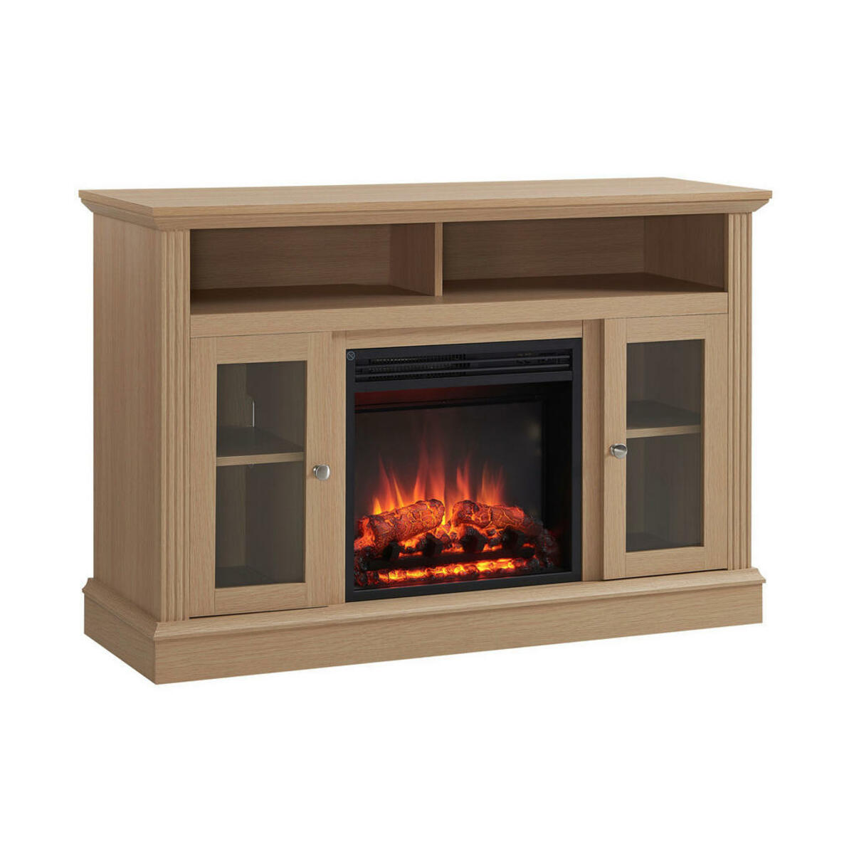 Bild 1 von Balderia Elektrischer-Kamin James EF377A-MT377D-NO hellbraun B/H/T: ca. 120x80x40 cm ca. 2000 W