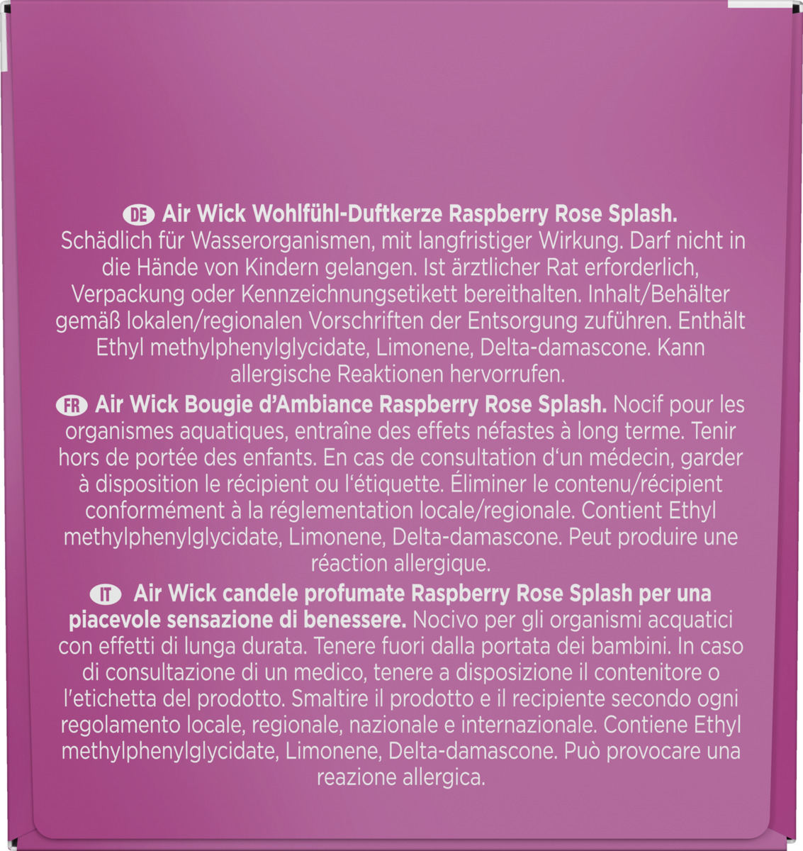 Bild 3 von Air Wick Wohlfühl-Duftkerze Raspberry Rose Splash