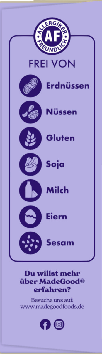 Bild 2 von MadeGood Bio Gemischte Früchte Granola Riegel