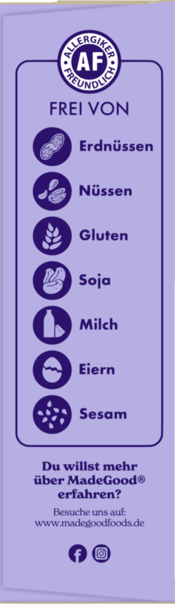 Bild 2 von MadeGood Bio Gemischte Früchte Granola Riegel