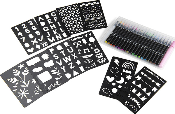 Bild 2 von IDEENWELT Aquarell-Pinselstifte-Set