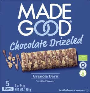 MadeGood Bio Granola Riegel Vanilla Flavour