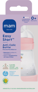 MAM Babyflasche Easy Start Anti-Colic 160 ml, 0+ rose