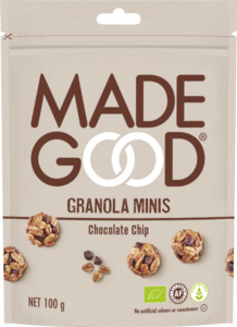 MadeGood Bio Granola Minis Schokoladenstücke