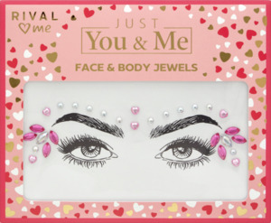 RIVAL loves me Just you & me Face Jewels