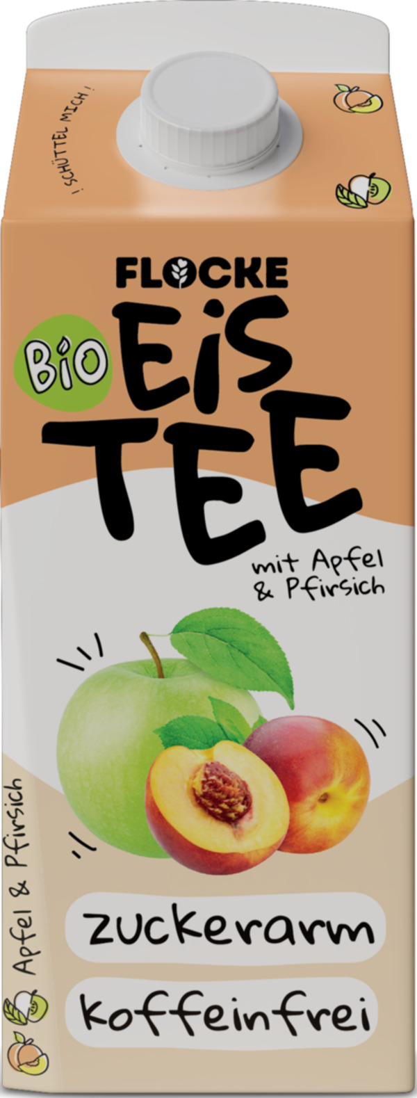 Bild 1 von Flocke Bio Eistee mit Apfel & Pfirsich