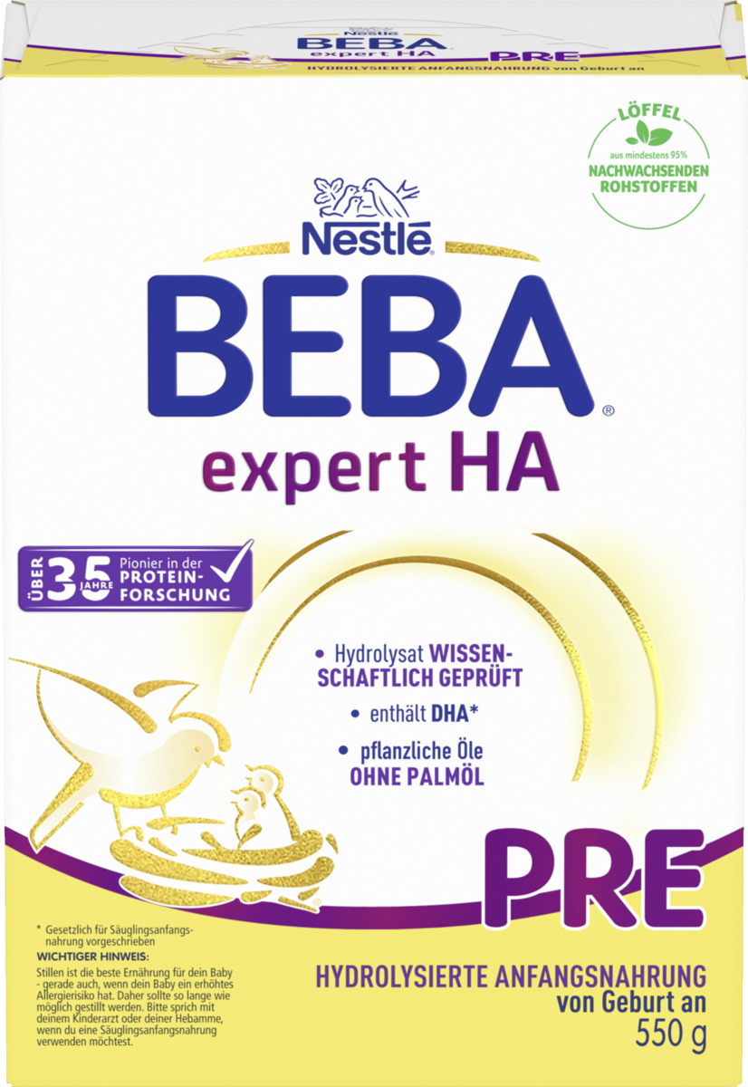 Bild 2 von BEBA Expert HA PRE Säuglingsanfangsnahrung von Geburt an