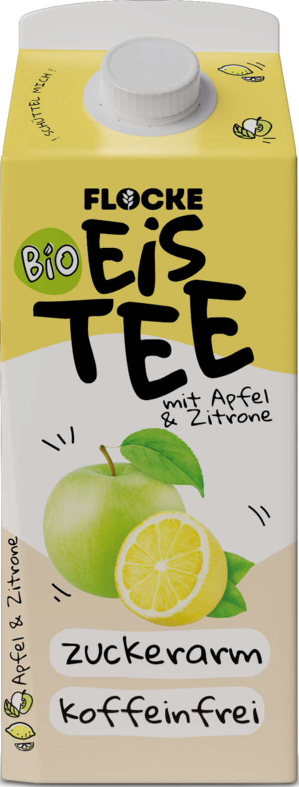 Bild 1 von Flocke Bio Eistee mit Apfel & Zitrone