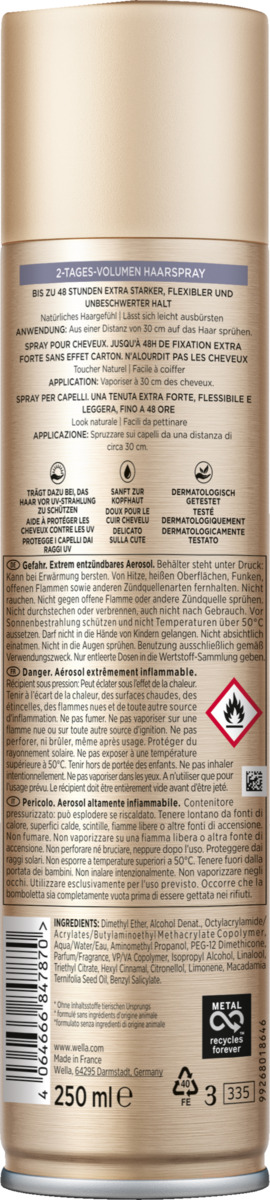 Bild 2 von Wella Wellaflex 2-Tages-Volumen Haarspray