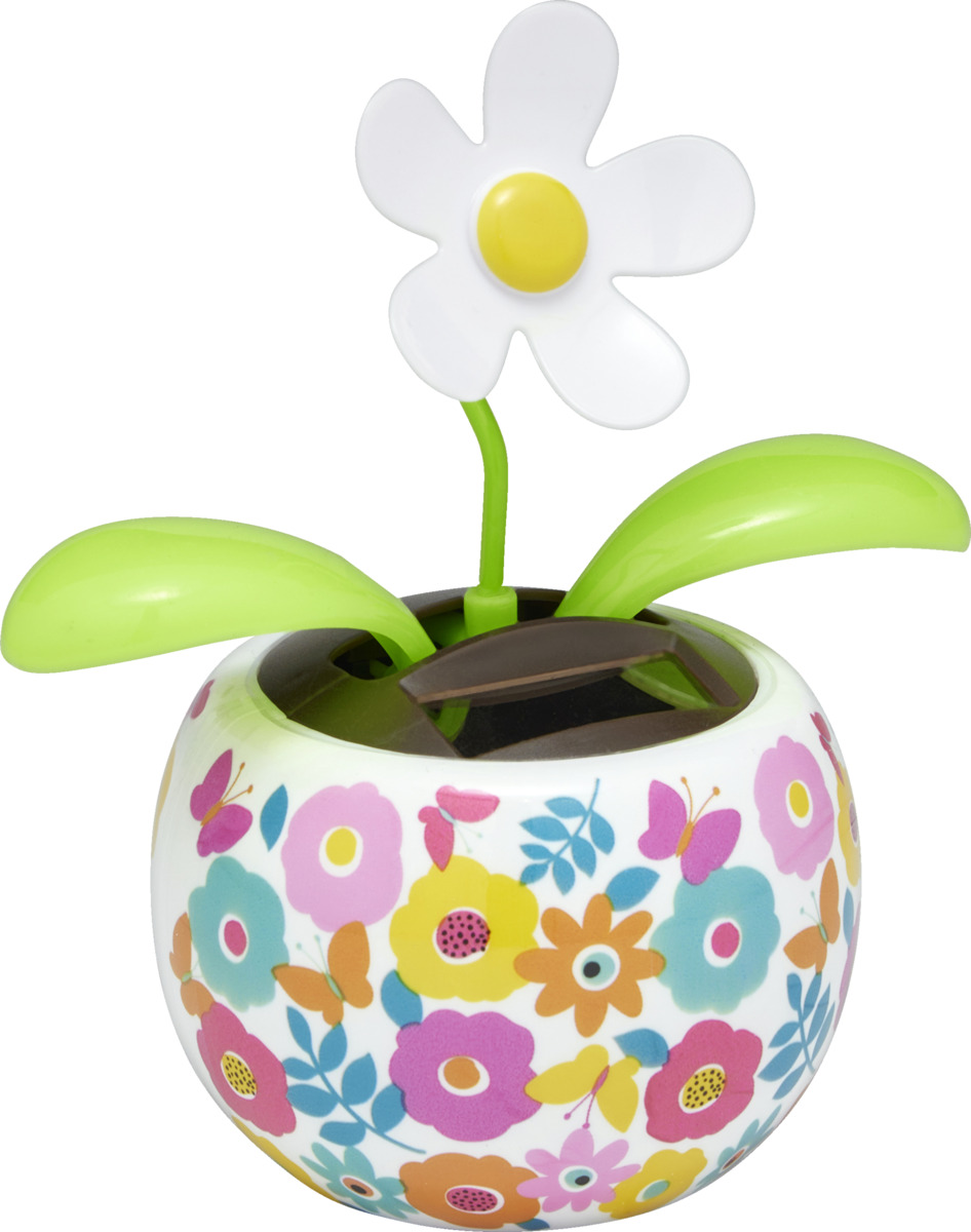Bild 1 von IDEENWELT Solar-Gute-Laune-Blume Blume weiß