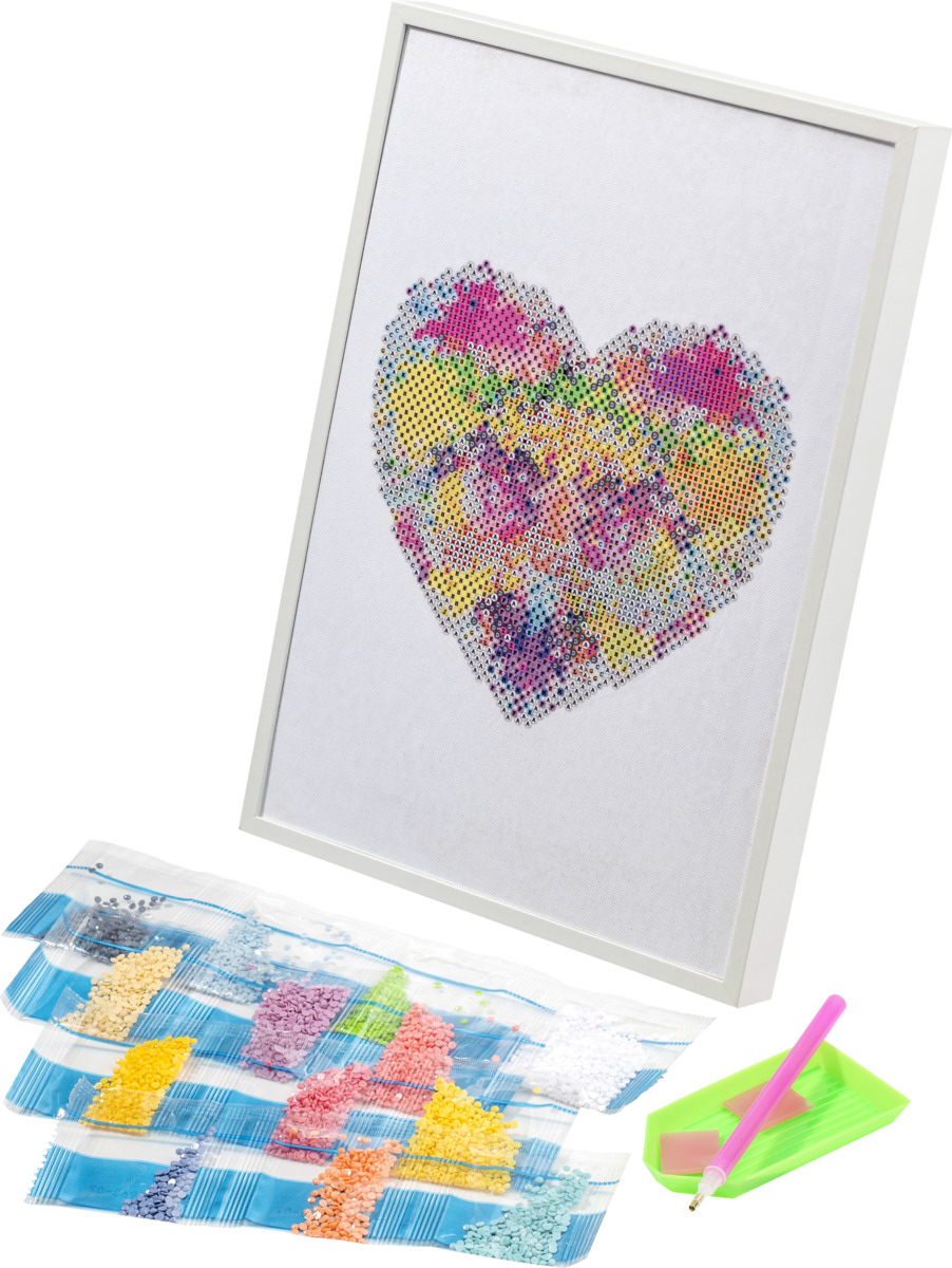 Bild 1 von IDEENWELT Diamond Painting-Set Herz