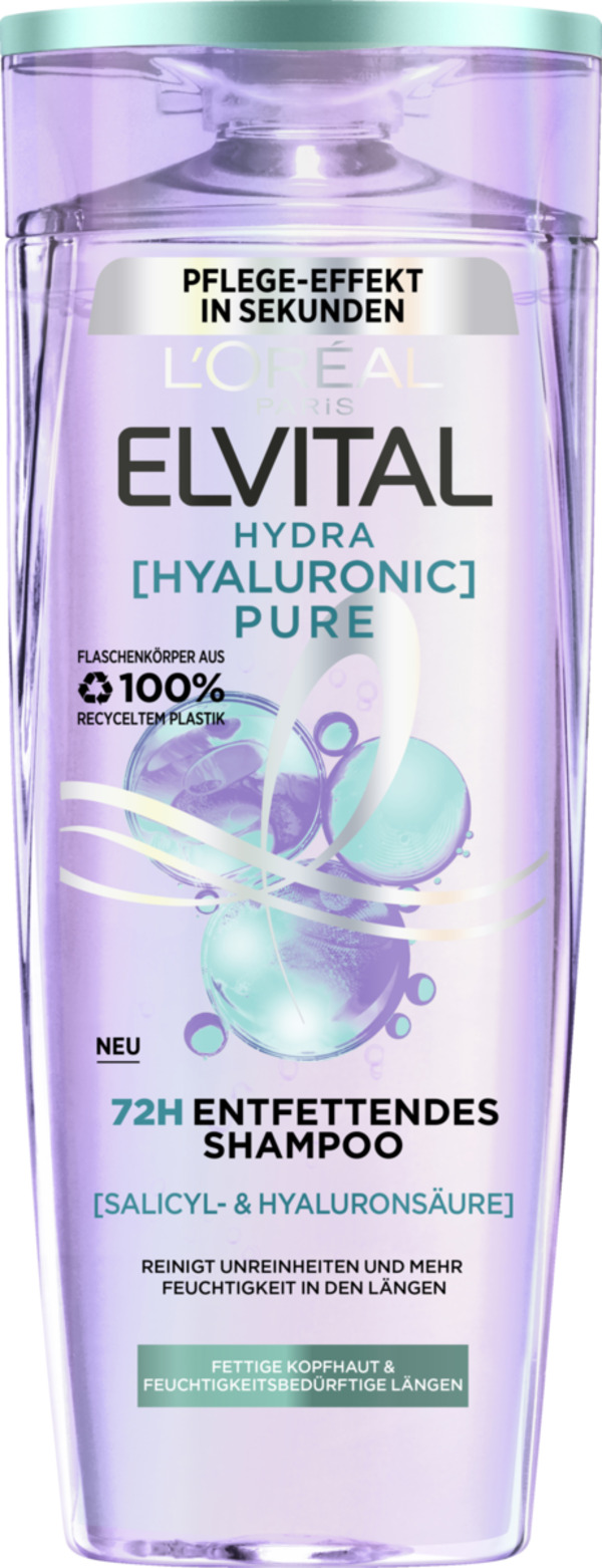 Bild 1 von L’Oréal Paris Elvital Hydra Hyaluronic Pure Shampoo