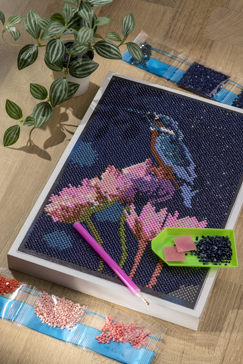 Bild 2 von IDEENWELT Diamond Painting-Set Vogel