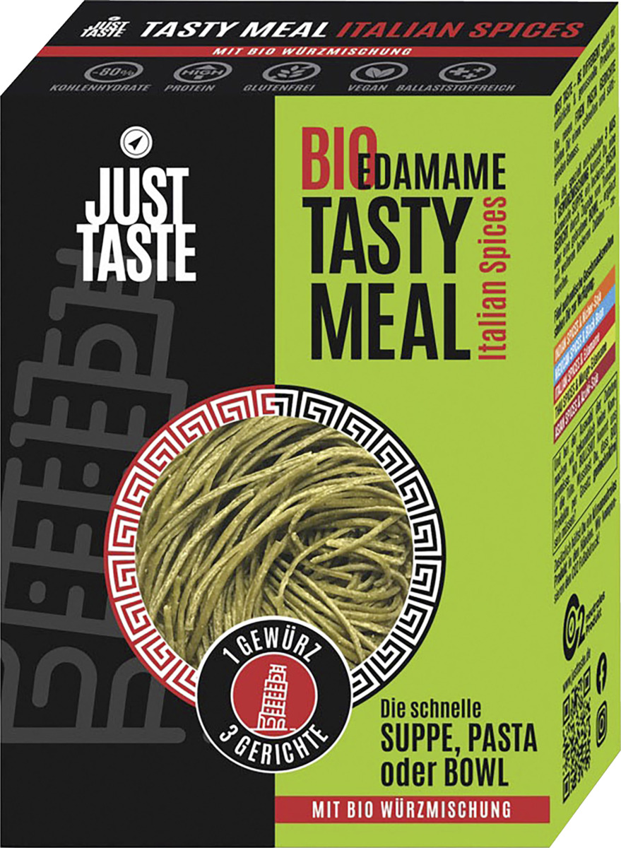 Bild 1 von Just Taste Bio Edamame Italian Spices Tasty Meal