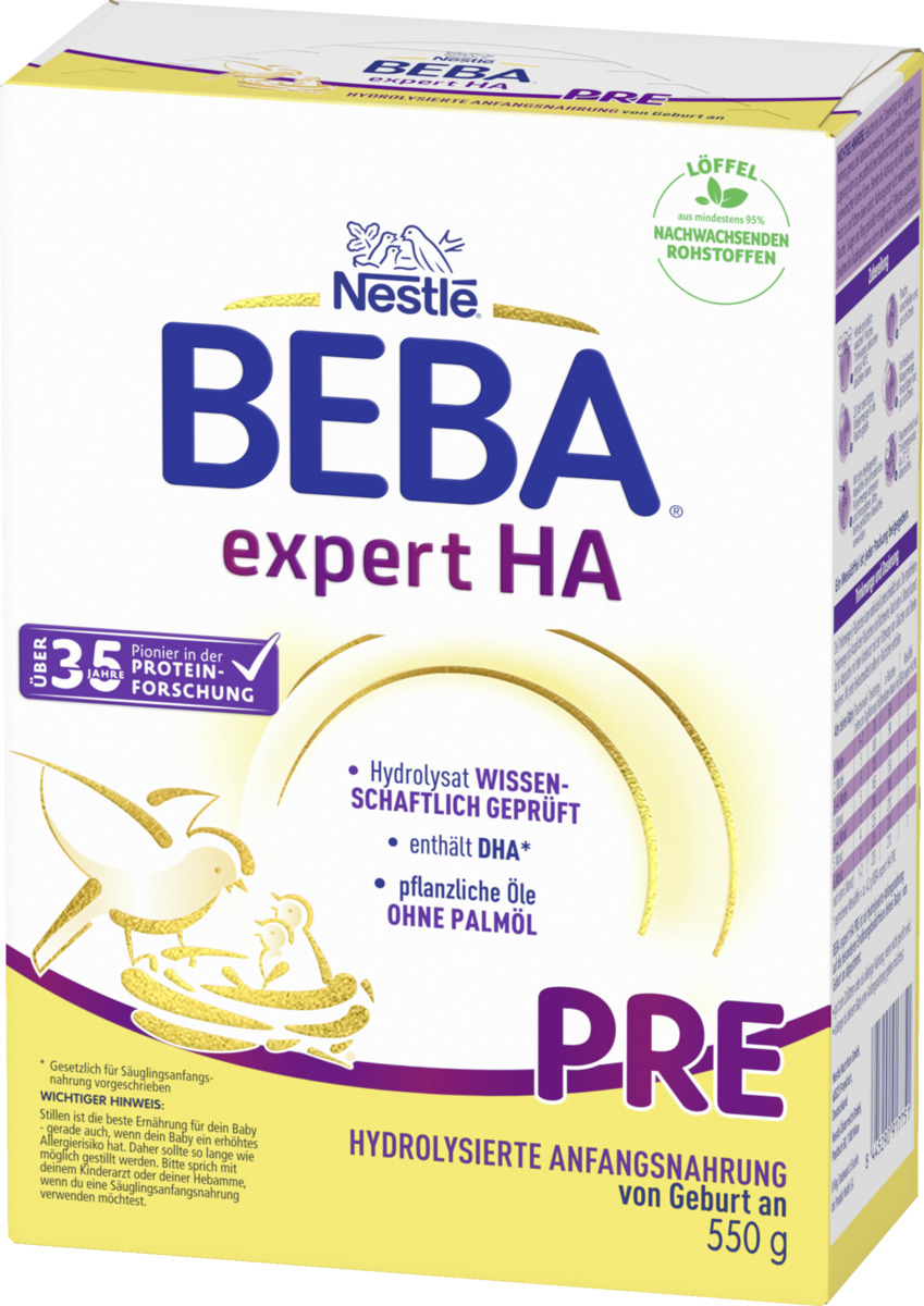 Bild 3 von BEBA Expert HA PRE Säuglingsanfangsnahrung von Geburt an