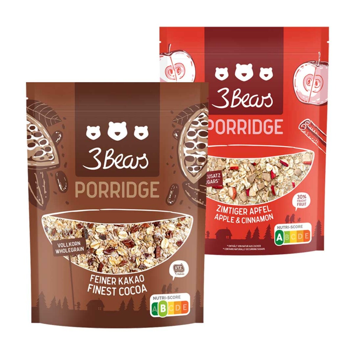 Bild 1 von 3 BEARS PORRIDGE versch. Sorten, je 400-g-Btl.