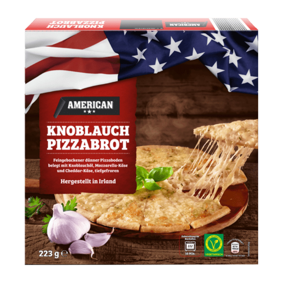 Bild 1 von AMERICAN Knoblauch-Pizzabrot