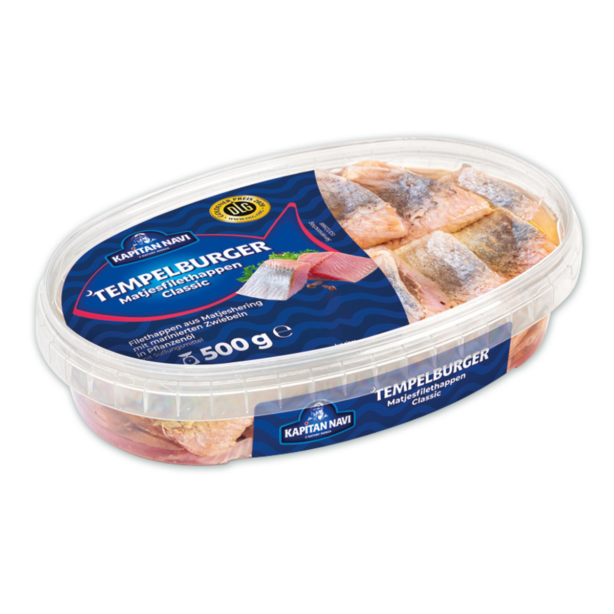 Bild 1 von Kapitan Navi Tempelburger Matjesfilethappen