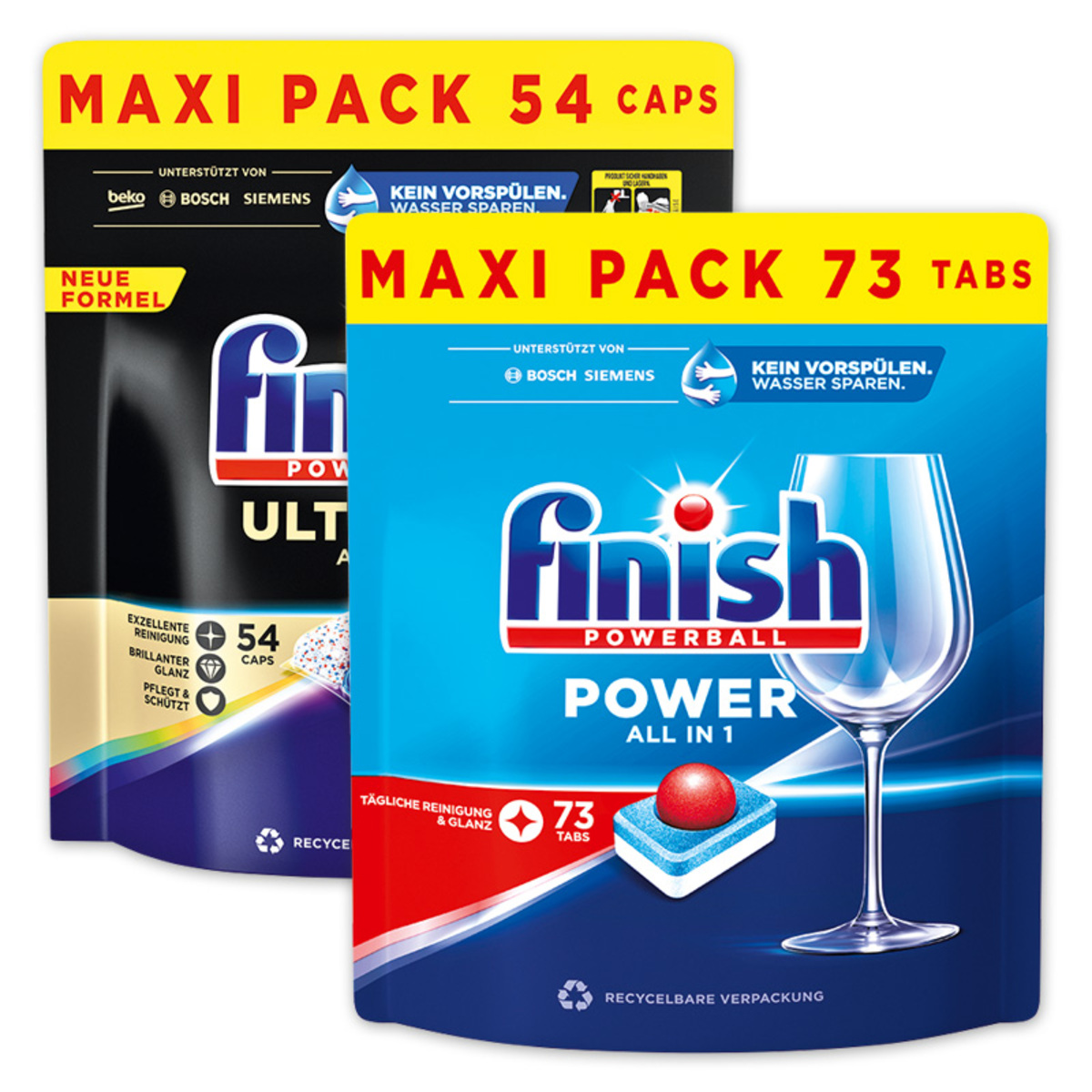 Bild 1 von Finish Spülmaschinen Tabs