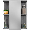 Bild 1 von Mid.you Spiegelschrank, Silber, Glas, 1 Fächer, 60x71x20 cm, Made in EU, Badezimmer, Badmöbelsets & -serien, Badmöbel-Serien