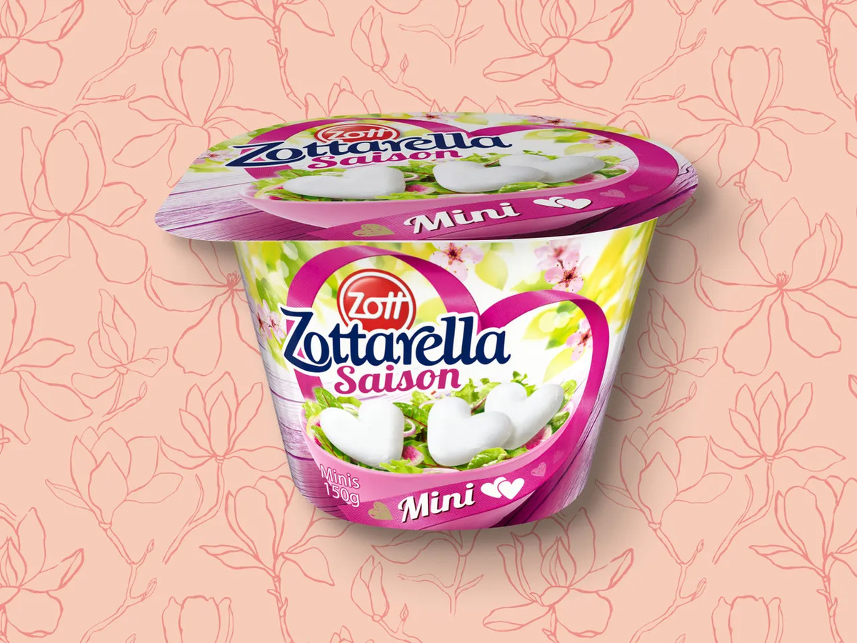 Bild 1 von Zott Zottarella Minis Classic Herzen, 
         150 g