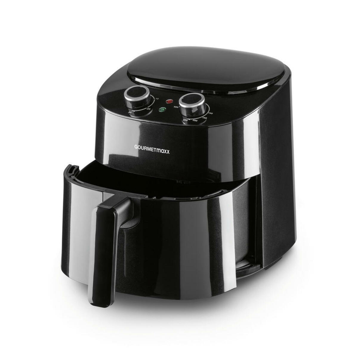 Bild 1 von Die Höhle der Löwen HEIßLUFTFRITTEUSE, Schwarz, Kunststoff, 4,5 L, 31x31.5 cm, Timer, Küchengeräte, Fritteusen