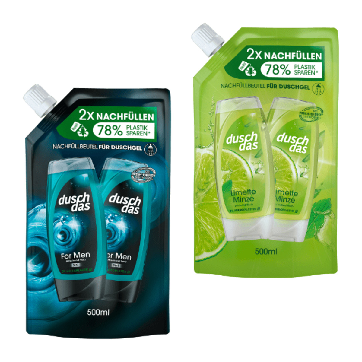 Bild 1 von DUSCHDAS Nachfüllbeutel für Duschgel