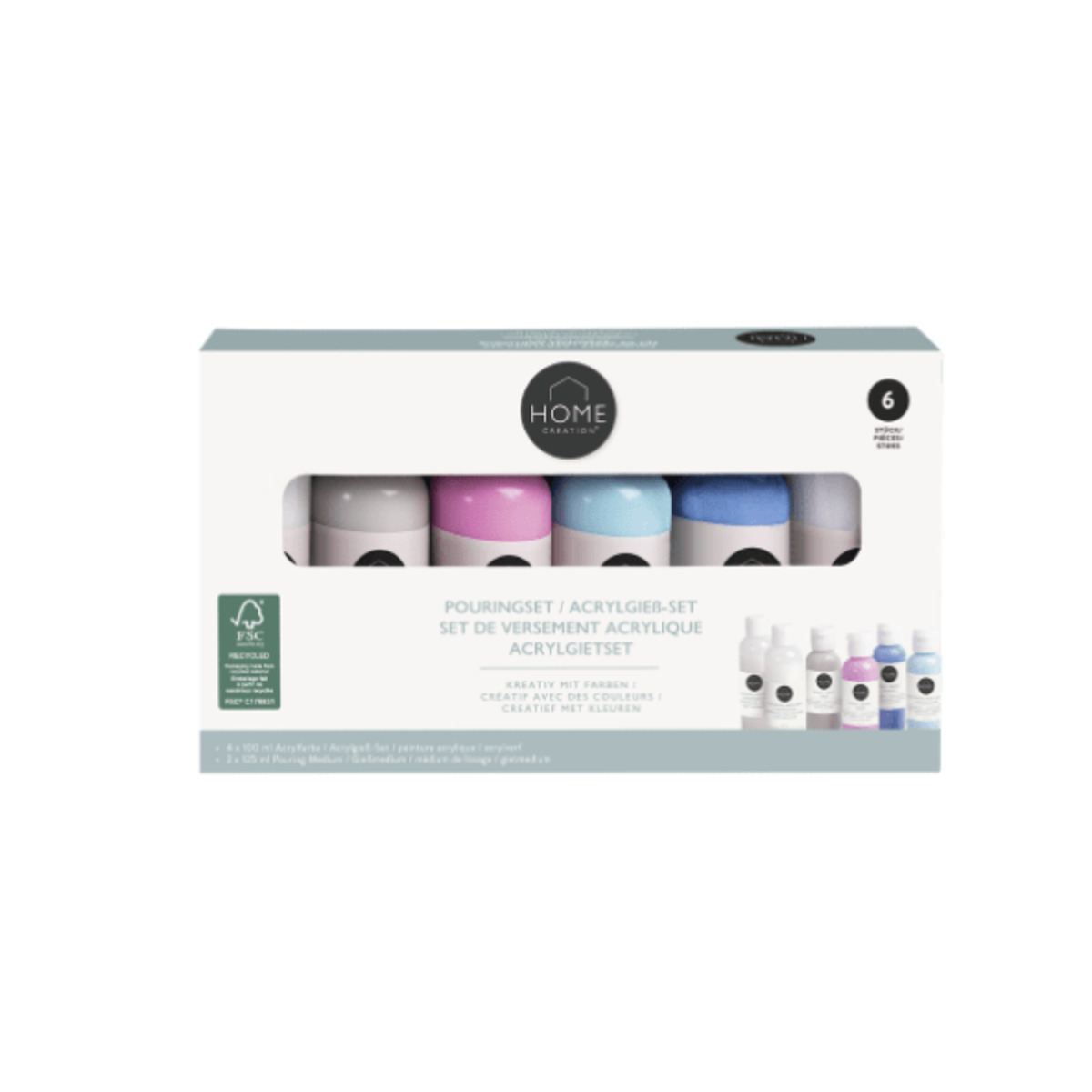 Bild 2 von HOME CREATION Pouring-Set / Acrylfarben