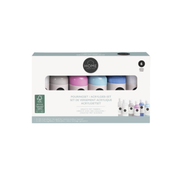 Bild 2 von HOME CREATION Pouring-Set / Acrylfarben